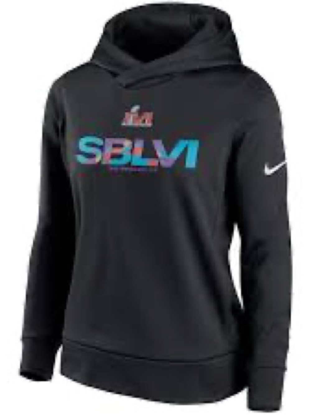 Nike Black Hoodie with Multicolor SBLV Logo